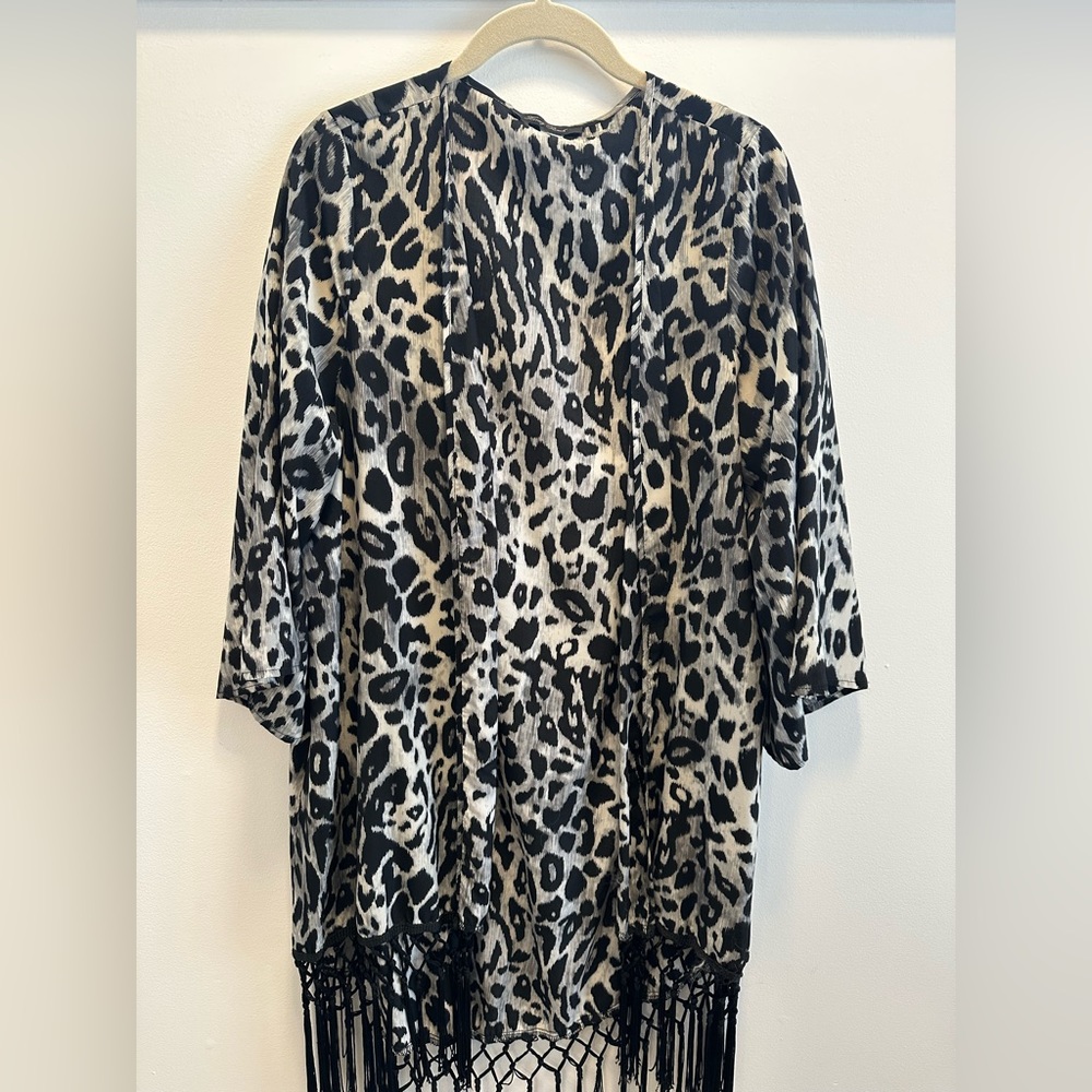 Leopard Beach Cover up